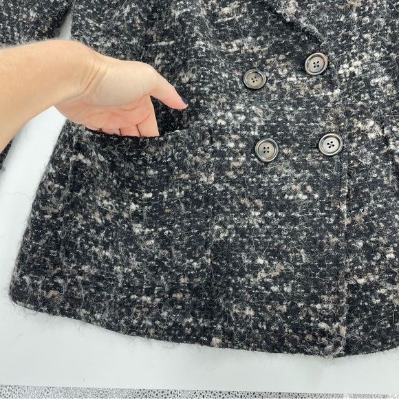 J.‎ Jill 2 button Coat Alpaca Wool Boucle midi Jacket - Picture 8 of 14